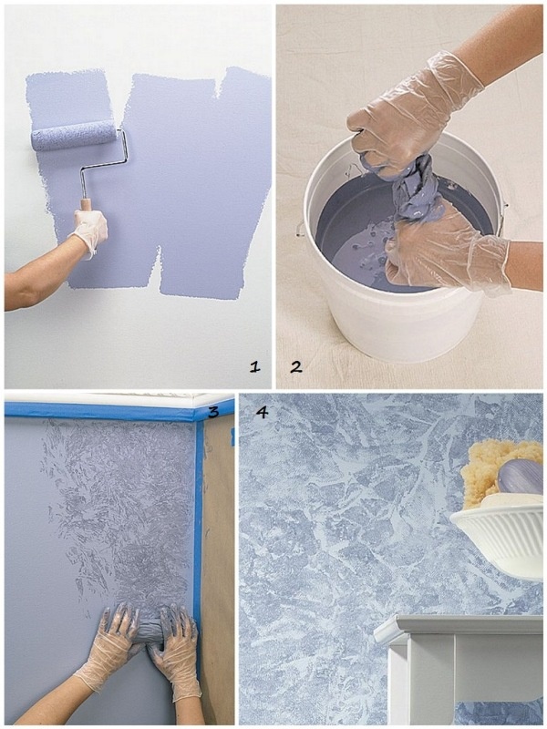 Необычные способы покраски стен